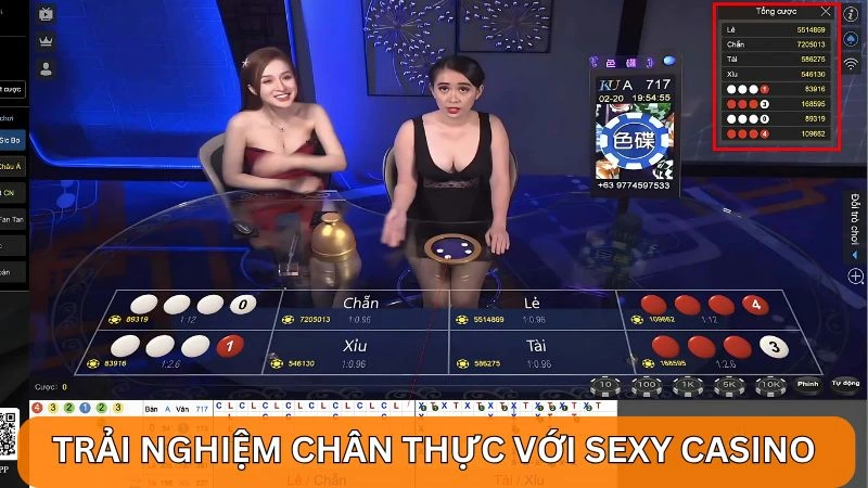 Trải nghiệm chân thực với Sexy Casino